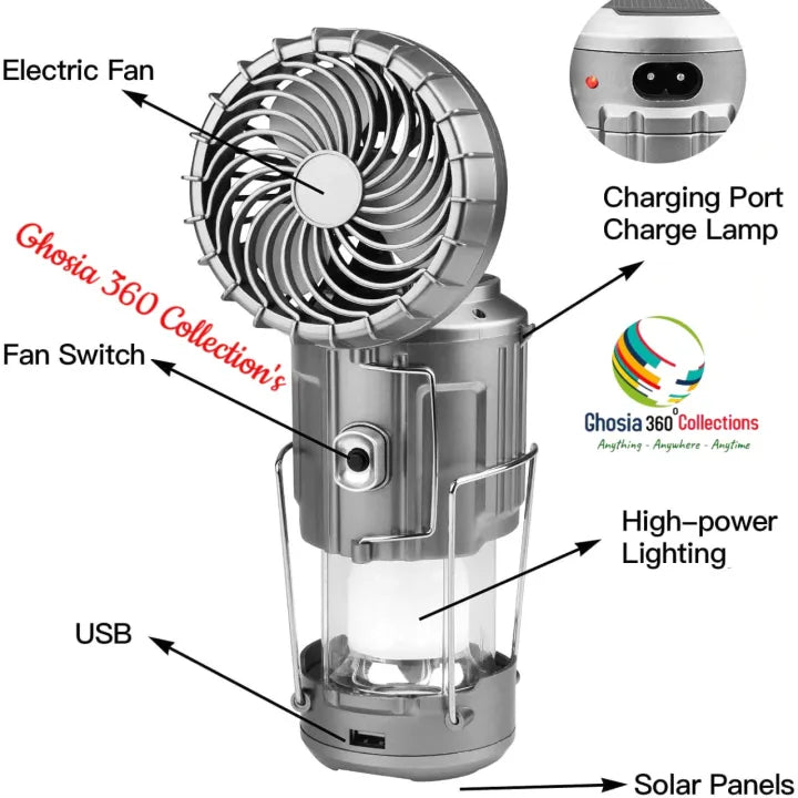 Camping Light+Fan