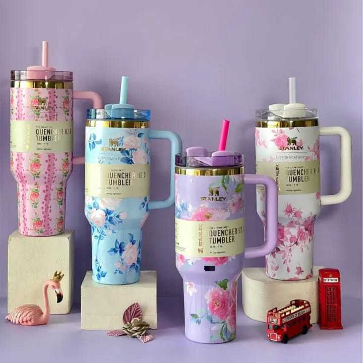 Flower Design Tumbler