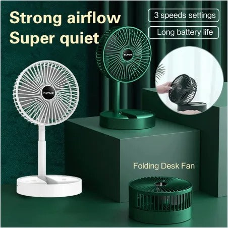 Folding Rechargeable Floor Fan